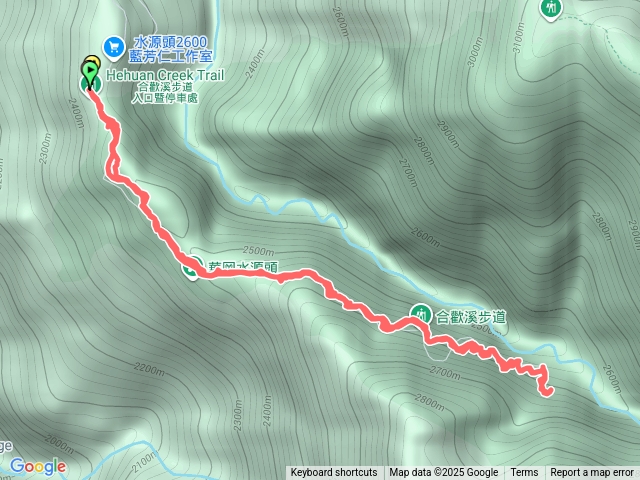 合歡溪步道健走預覽圖