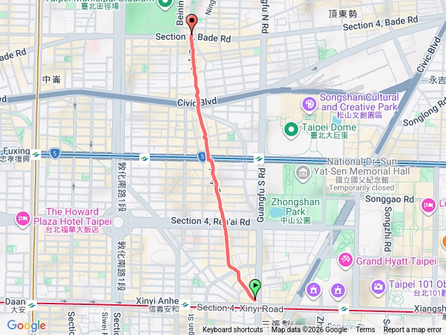 延吉街(從信義路四段往北到八德路三段)