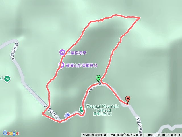 鳶嘴稍來山步道