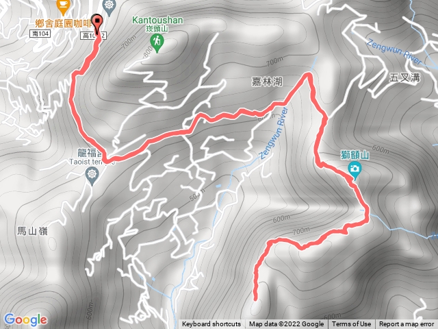 獅額山坪頂山劍文山連稜來回
