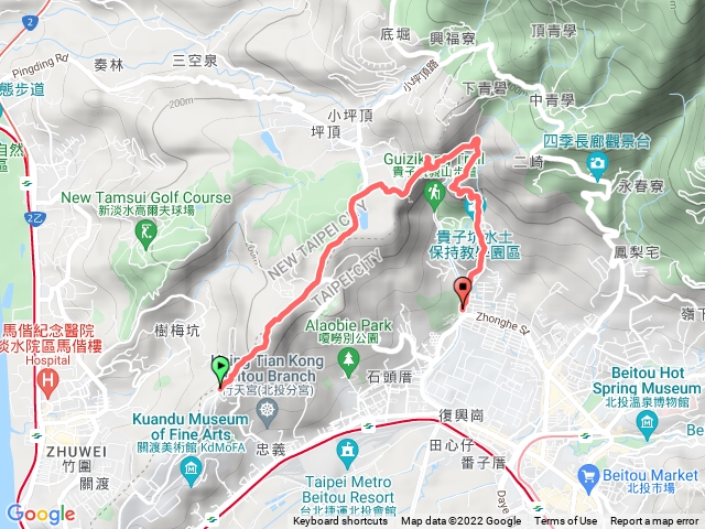 忠義山，貴子坑步道