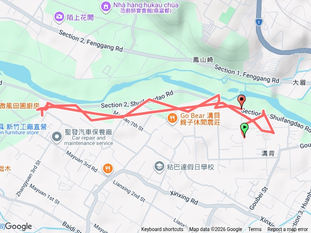 鳳山溪堤防步道健走