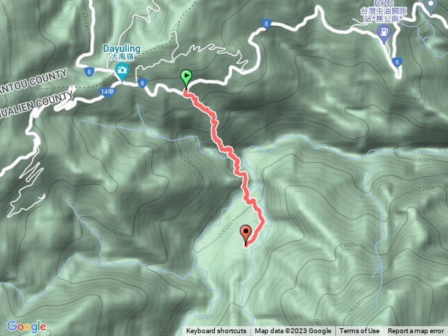 屏風山第一天(登山口-山屋）