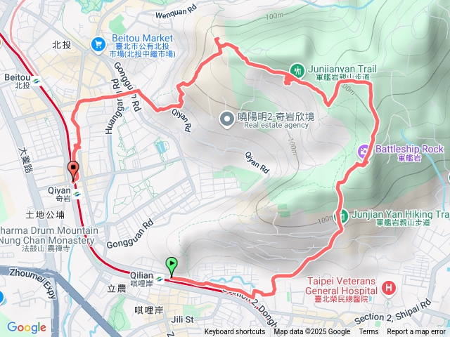 軍艦岩丹鳳山（奇哩岸-奇岩暫）