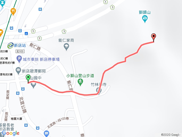 新店獅頭路況探勘