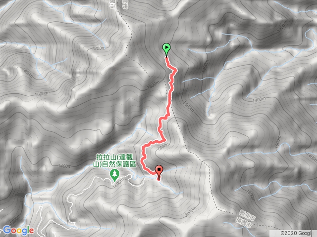 拉拉山登山口出17k