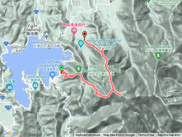 水社大山下北稜