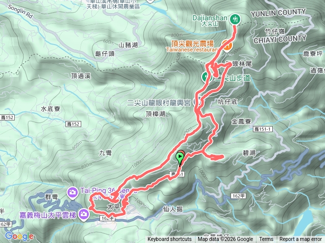 雲嘉13連峰下部曲（太平山-大尖山）預覽圖