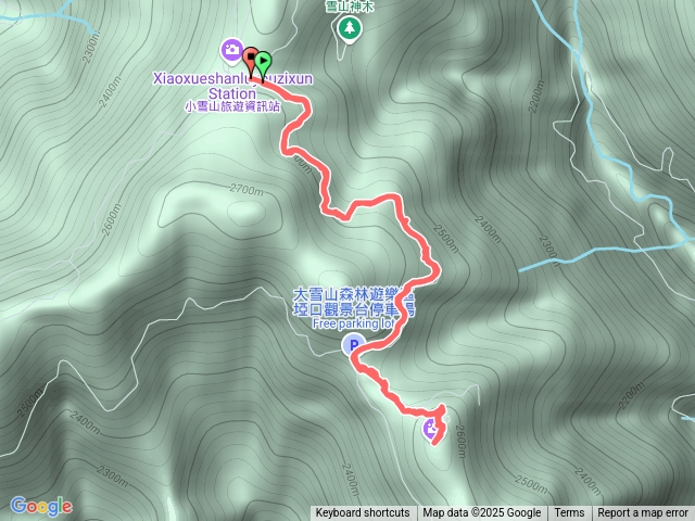 小雪山停車場-啞口觀景台-小雪山資訊站預覽圖