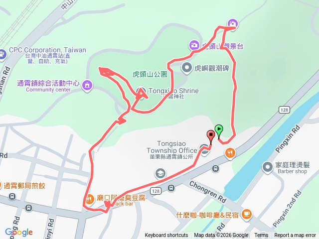 通霄虎頭山步道