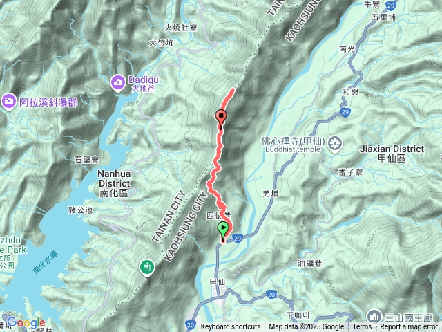 甲仙四德巷上尖山登山口（機車）