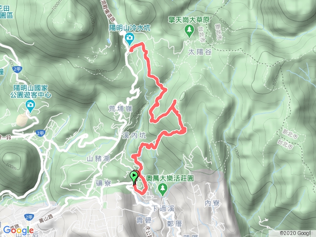 百年青礜古圳連走牛埔古道、松石草原、忘憂南草原、冷水坑