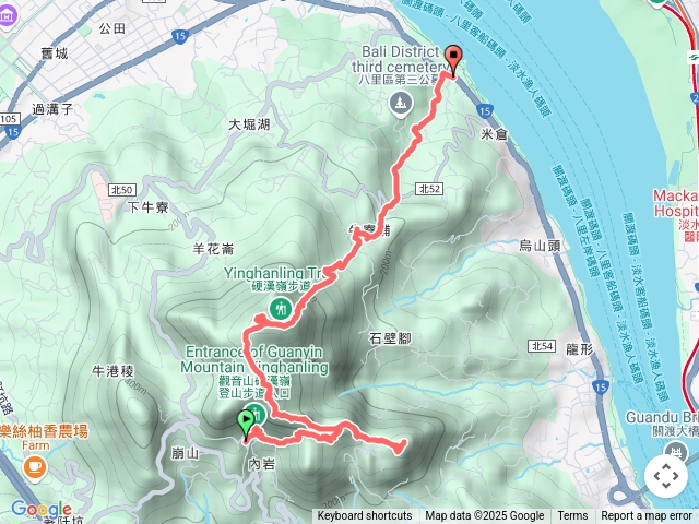 占山連峰，觀音山(環台北天際線7)