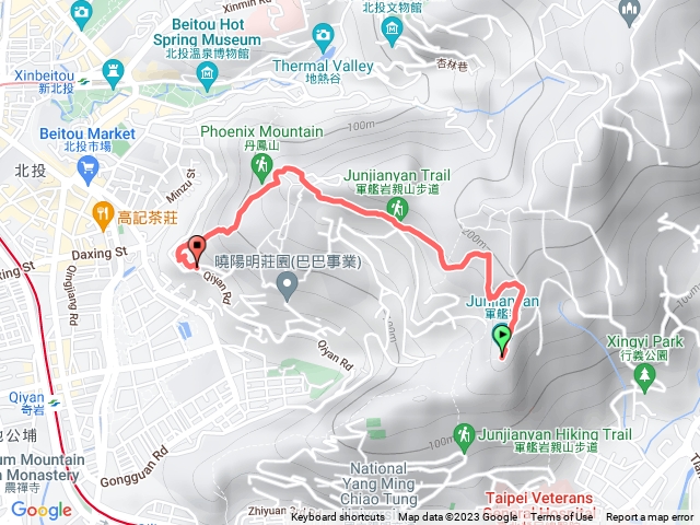 軍艦岩、丹鳳山
