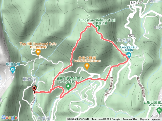 20210716 市178-頂山南峰-頂山溪北峰-頂山東峰-冷水堀尖-香對山