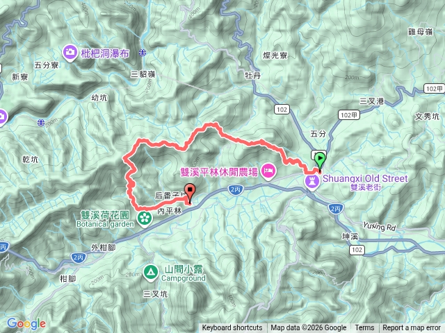 雙溪_大竹林山-新路尾山-大平林山出番子坑站