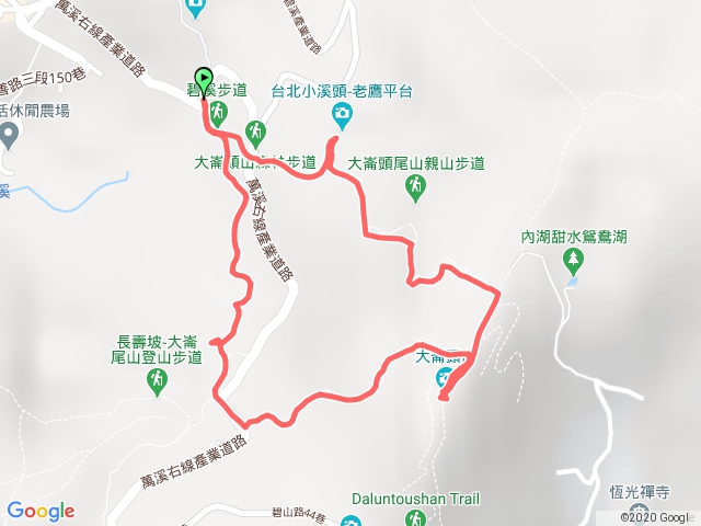 大崙頭山小溪頭環山步道