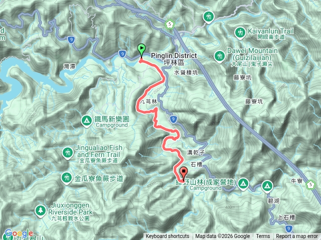坪林𩻸魚堀自行車道