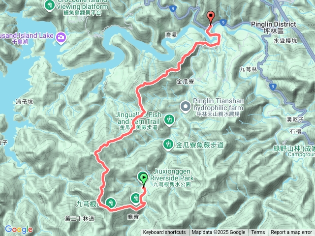 114/11/23九芎根公園-九芎根山-芋圓尖-火炎山主峯-火炎山東峰-仁里坂山-黃櫸皮寮站預覽圖