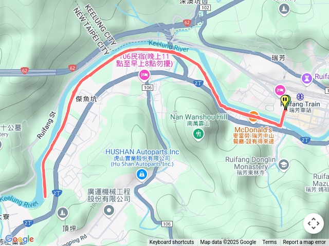 瑞芳基隆河左岸步道