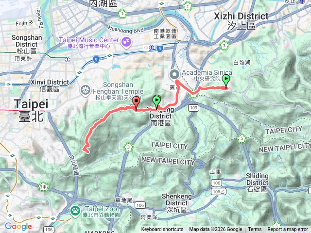 台北大縱走