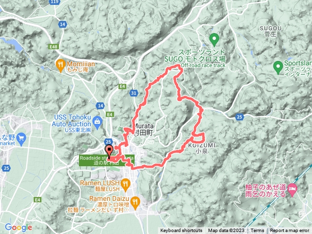 2023-11-11 日本宮城偶來步道村田路線