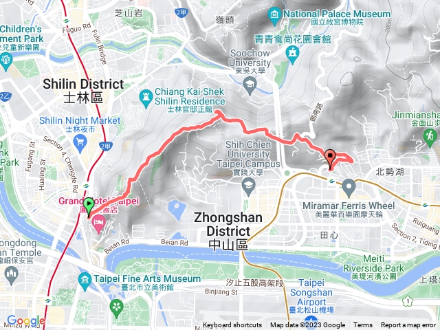 劍潭—》劍南捷運站