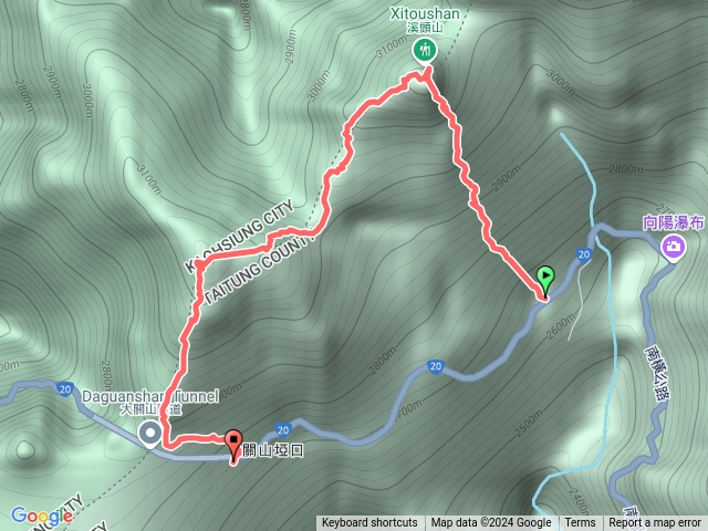 南橫溪頭山縱走關山嶺山預覽圖