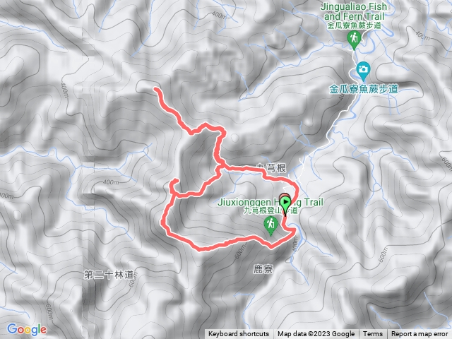 2023-12-10坪林九芎根山 -九芎根山西北峰-芋園尖(石控子山)0型走