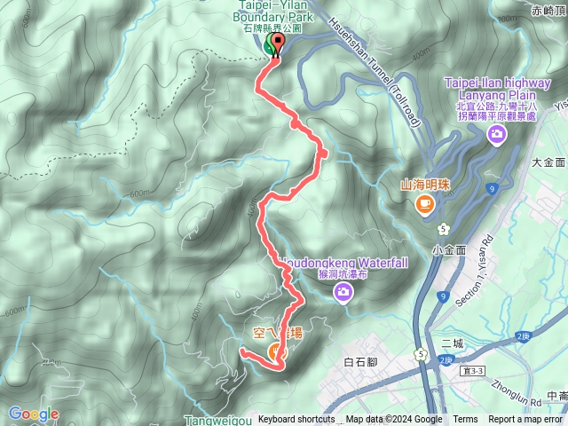 淡蘭古道南路第五段-跑馬古道石牌縣界公園-玉龍居原路來回預覽圖