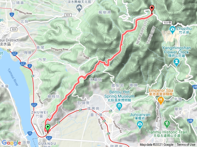 Grand Taipei Trail Hike Section 1  Guandu to Erziping