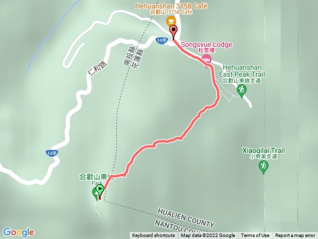 合歡山東峰下