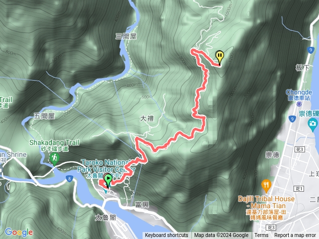 立霧山（太魯閣遊客中心起）