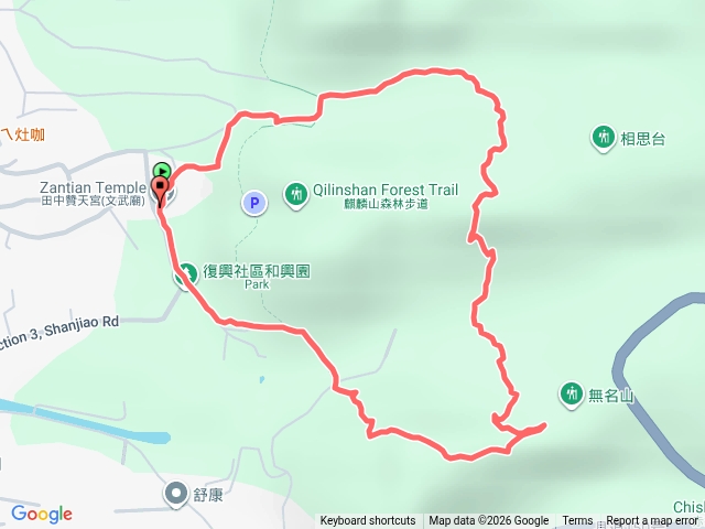 贊天宮-0.8k上-猴板凳-三叉山-0K下-贊天宮