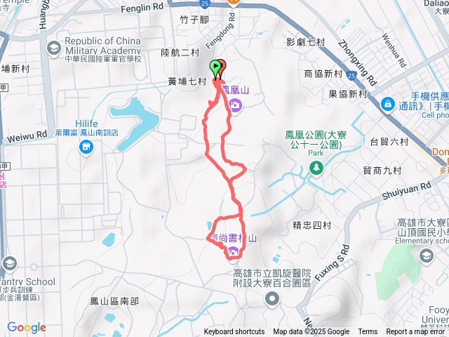 鳳凰山魯蛋GPS
