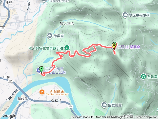 咬人狗坑登山步道(三汀山)20260814預覽圖