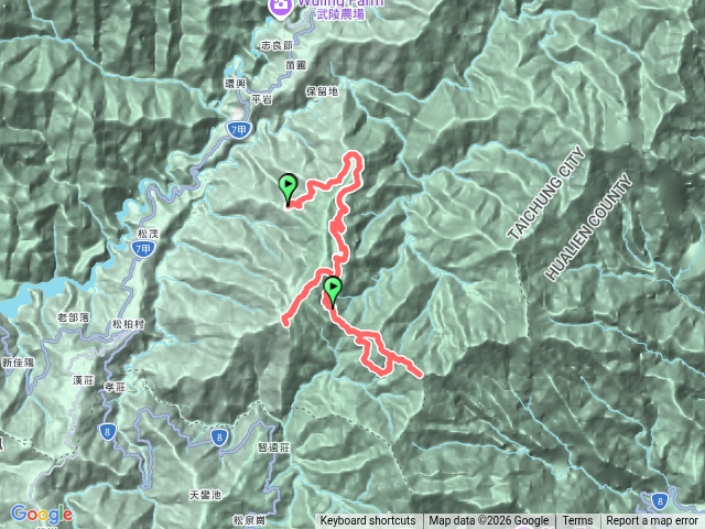 閂山鈴鳴山步道，730林道終點，廢棄機車，閂山之門，閂山登山口，閂山北峰，閂山，營地，工寮，鈴鳴山，人待山，人待山北峰預覽圖