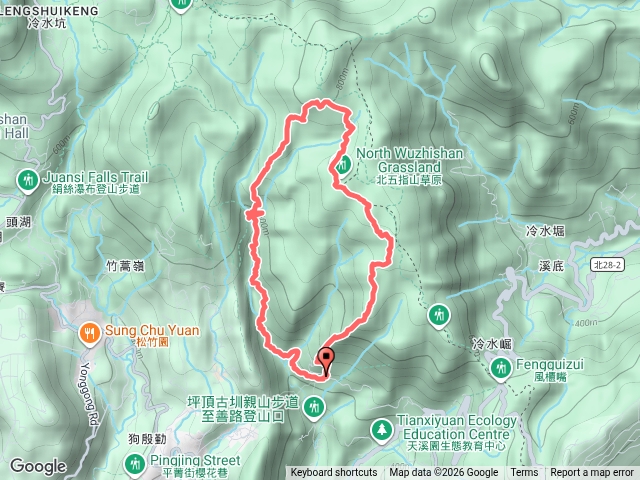 頂山站荷蘭古道登擎天崗番外草原下內雙溪古道O型預覽圖