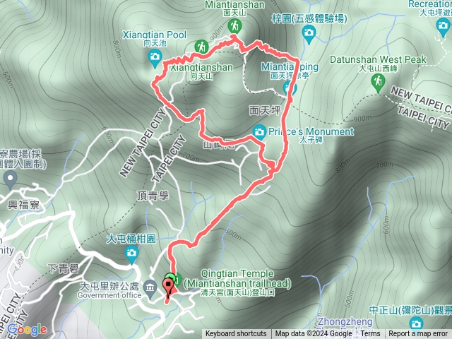 青天宮、面天山環狀預覽圖