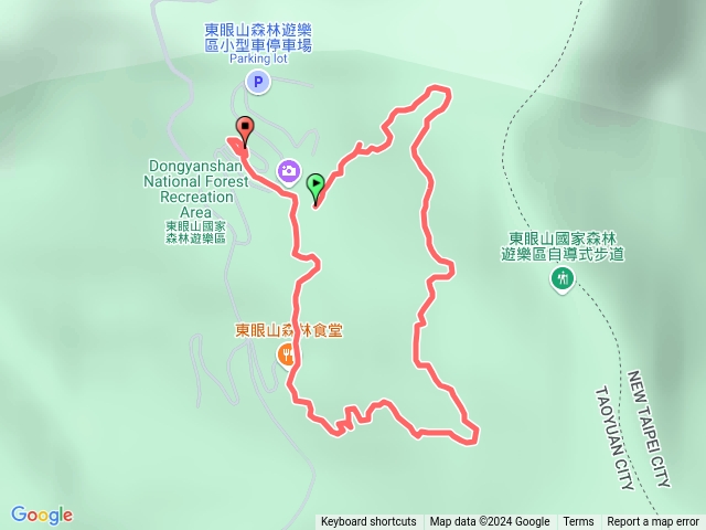 20241229東眼山小圈，自導式步道支線預覽圖