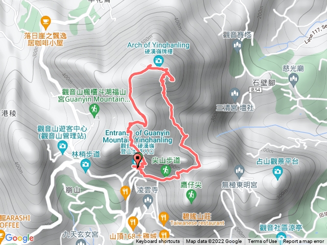 硬漢嶺上尖山下