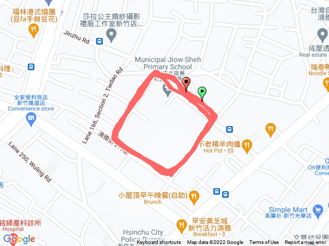 新竹舊社國小夜跑