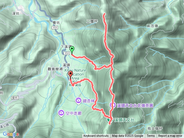 20251218 溪頭鳳凰山走台寅山上天文台去妖怪村買菜O繞