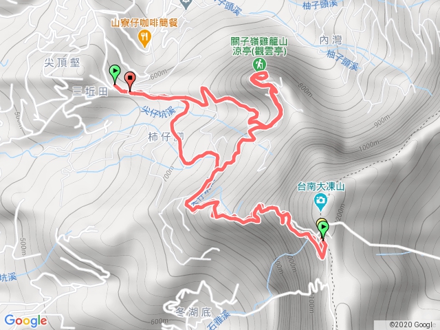 大凍山雞籠山0型縱走