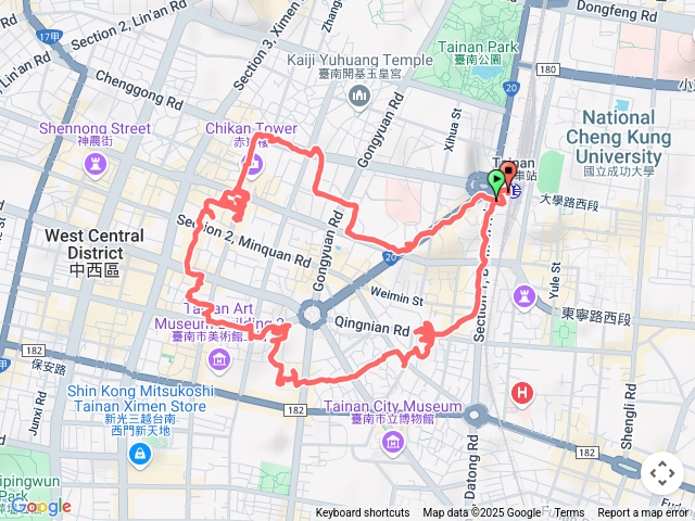 台南市走路運動逛古蹟
