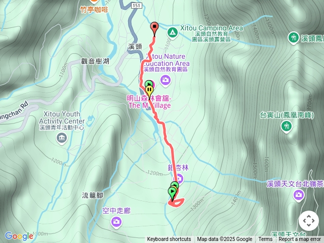 早安2025040311：47登溪頭天文臺步道祝順心如意。_