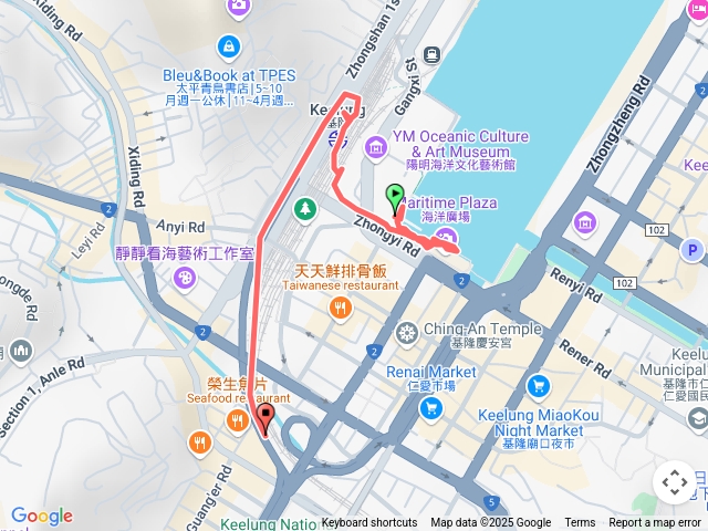 基隆海洋廣場、基隆轉運站