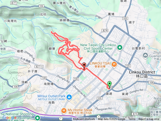 林口森林步道頂福巖步道雪花步道