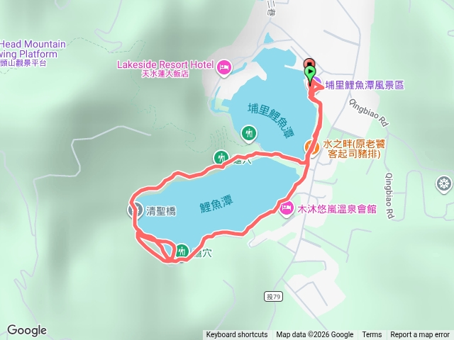 鯉魚潭環潭步道預覽圖