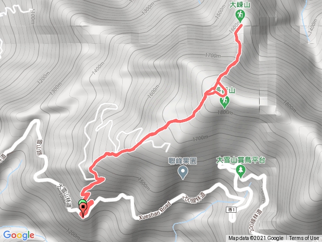 長壽山順走大凍山